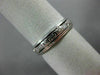 ANTIQUE WIDE .83CT DIAMOND PLATINUM 3D CLASSIC ETERNITY ANNIVERSARY RING #329