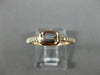 ESTATE .62CT DIAMOND & AAA EXTRA FACET MORGANITE 14KT WHITE GOLD BEZEL FUN RING