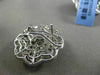 ESTATE LARGE 4.17CT DIAMOND 18KT WHITE GOLD 3D FLOWER CLUSTER CLIP ON EARRINGS