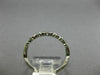ESTATE .11CT DIAMOND 14K WHITE GOLD ETOILE BEZEL SEMI ETERNITY ANNIVERSARY RING