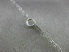 ESTATE AAA PEARL 14KT WHITE GOLD 3D BY THE YARD DIAMOND CUT NECKLACE #24945