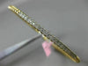 ESTATE .22CT DIAMOND 14K WHITE & YELLOW GOLD 3D PAVE ROPE DESIGN BANGLE BRACELET
