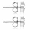 .61CT DIAMOND 18KT WHITE GOLD 3D ROUND MARQUISE & PRINCESS CLUSTER STUD EARRINGS