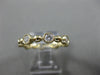ESTATE .64CT DIAMOND 14K YELLOW GOLD 3D ETOILE ETERNITY WEDDING ANNIVERSARY RING