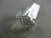 ESTATE WIDE 1.14CT DIAMOND 14KT WHITE GOLD 3D MULTI ROW WEDDING ANNIVERSARY RING