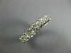 3.0CT DIAMOND 14K WHITE GOLD 3D PRINCESS ETERNITY WEDDING ANNIVERSARY RING 19900