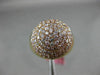 ESTATE LARGE 2.75CT PINK DIAMOND 18K ROSE GOLD 3D ROUND DOME SHAPE FUN LOVE RING