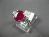 ESTATE 1.60CT DIAMOND & AAA OVAL CUT RUBY 14KT ROSE GOLD CLASSIC ENGAGEMENT RING