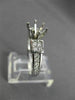 ESTATE .36CT DIAMOND 14KT WHITE GOLD SIX PRONG SEMI MOUNT ENGAGEMENT RING #16091