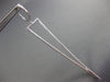 EXTRA LARGE 1.02CT DIAMOND 18KT WHITE GOLD ELONGATED TRIANGULAR HANGING EARRINGS