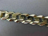 ESTATE LARGE & LONG 14KT YELLOW GOLD CONCAVE CURB ID ENGRAVABLE BRACELET #22868