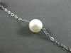 ESTATE AAA PEARL 14KT WHITE GOLD PEARL BY THE YARD DIAMOND CUT NECKLACE #24949