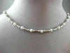 ESTATE 14KT WHITE GOLD AAA SOUTH SEA PEARL BY THE YARD ITALIAN NECKLACE #21303