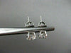 ESTATE 1.05CT ROUND DIAMOND 14KT WHITE GOLD SCREW BACK STUD EARRINGS H VS #22340