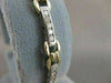 ESTATE 1.60CTW DIAMOND 14K WHITE YELLOW GOLD LOVE BRACELET F VVS 7.0" 6MM #19823