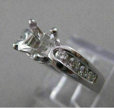 ESTATE .48CT ROUND DIAMOND PLATINUM 3D SEMI MOUNT ENGAGEMENT RING EF VVS 20173