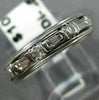 ANTIQUE WIDE .83CT DIAMOND PLATINUM 3D CLASSIC ETERNITY ANNIVERSARY RING #329