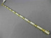 ESTATE 1.0CT DIAMOND 14KT WHITE & YELLOW GOLD CROSS RECTANGULAR TENNIS BRACELET