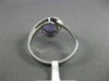 ESTATE 2.05CT DIAMOND & AAA EXTRA FACET AMETHYST 14KT WHITE GOLD SWIRL LOVE RING