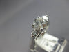 ESTATE 1.2CT DIAMOND 14K WHITE GOLD CLASSIC ROUND 3 STONE LUCIDA ENGAGEMENT RING