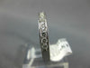 ESTATE .35CT DIAMOND 14KT WHITE GOLD ROUND HEART FILIGREE ANNIVERSARY RING #1208