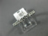 ESTATE 1.0CT DIAMOND 14KT WHITE GOLD 3D 2mm SHARE PRONG WEDDING ANNIVERSARY RING