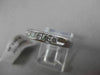 ESTATE .50CT ROUND DIAMOND 14KT WHITE GOLD 5 STONE CHANNEL ANNIVERSARY RING