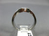 ESTATE .47CT DIAMOND 14KT WHITE GOLD "V" SHAPE CHANNEL ANNIVERSARY RING #14506