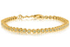 1.0CT FANCY YELLOW DIAMOND 14KT YELLOW GOLD ADJUSTABLE ETERNITY TENNIS BRACELET