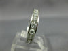 LARGE 2.0CT DIAMOND 14KT WHITE GOLD ROUND 3D CHANNEL ETERNITY ANNIVERSARY RING