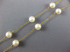 ESTATE AAA SOUTH SEA PEARL 14KT YELLOW GOLD 3D BY THE YARD NECKLACE #23899