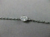ESTATE 1.16CT DIAMOND 14KT WHITE GOLD DIAMOND BY THE YARD NECKLACE AMAZING #381