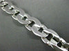 ESTATE WIDE 14KT WHITE GOLD SOLID HANDCRAFTED ITALIAN CLASSIC BRACELET #22778