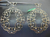 ESTATE MASSIVE .97CT DIAMOND 18KT ROSE GOLD 3D BUTTERFLY ETOILE HANGING EARRINGS