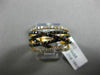 ESTATE 1.29CT DIAMOND & AAA ORANGE SAPPHIRE 18K ROSE GOLD 3D MULTI ROW LOVE RING