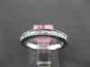 ESTATE .51CT BAGUETTE DIAMOND 18KT WHITE GOLD 3D SEMI ETERNITY ANNIVERSARY RING