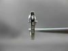 ESTATE 1.34CT DIAMOND & AAA AMETHYST 18K WHITE GOLD TEAR DROP LEVERBACK EARRINGS