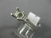 ESTATE .60CT DIAMOND PLATINUM FILIGREE DOUBLE SIDED SEMI MOUNT ENGAGEMENT RING