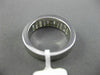 ESTATE 1.40CT DIAMOND 14KT WHITE GOLD 3D CHANNEL WEDDING ANNIVERSARY RING 6mm