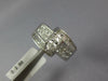 LARGE 2.0CT DIAMOND 14KT WHITE GOLD MARQUISE PRINCESS & BAGUETTE ENGAGEMENT RING