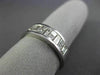 ESTATE 1.40CT DIAMOND 14KT WHITE GOLD 3D CHANNEL WEDDING ANNIVERSARY RING 6mm