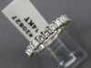 ESTATE 2.50CT PRINCESS DIAMOND 14KT WHITE GOLD SHARED PRONG ETERNITY RING #20627