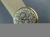 ESTATE EXTRA LARGE .46CT DIAMOND 18K WHITE & ROSE GOLD 3D DOME SHAPE FLOWER RING