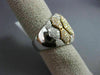 ESTATE LARGE 2.42CT DIAMOND 18KT TRI COLOR GOLD MULTI HEXAGON SEMI ETERNITY RING