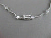 ESTATE FANCY 1.44CTW DIAMOND BY THE YARD 14KT WHITE GOLD STATION NECKLACE #2044