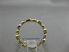 ESTATE .64CT DIAMOND 14K YELLOW GOLD 3D ETOILE ETERNITY WEDDING ANNIVERSARY RING