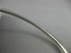 ESTATE .85CT ROUND DIAMOND 18KT WHITE GOLD CLASSIC SEMI ETERNITY BANGLE BRACELET