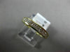 ESTATE .73CT PRINCESS DIAMOND 14KT YELLOW GOLD 3D SEMI ETERNITY ANNIVERSARY RING