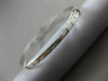 ESTATE 14KT WHITE GOLD FLEXIBLE ENGRAVABLE DIAMOND CUT HEART BABY BANGLE #25293