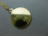 ESTATE 14KT YELLOW GOLD CIRCULAR HANDCRAFTED SACRED HEART OF MARY PENDANT #24997